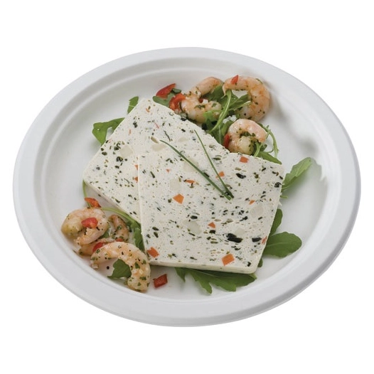 Assiette ronde bagasse 18cm x10 - SPHERE