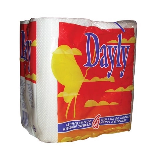 8 Essuie tout 6 rouleaux blanc Dayly - DAYLY