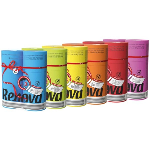 Papier toilette triple épaisseur 6 rouleaux couleur suivant arrivage - RENOVA
