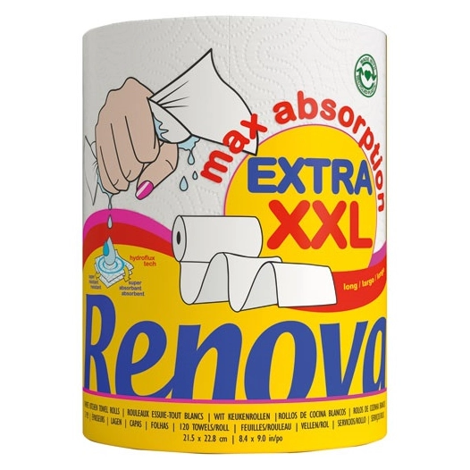 Essuie tout Renova extra XXL 1 rouleau - RENOVA