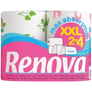 12 Essuie tout decore maxi absorption xxl spring 2 rlx - RENOVA