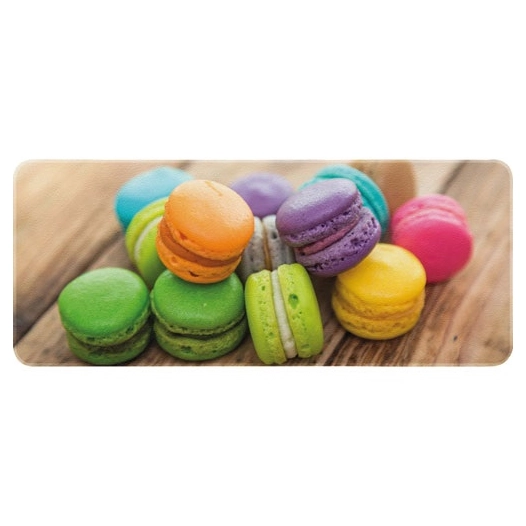 Tapis decor de cuisine macarons minis 50x120 cm - IDMAT