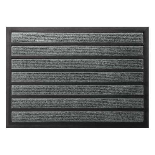 Tapis Combi'absorbant Gris 60 x 90 cm - IDMAT