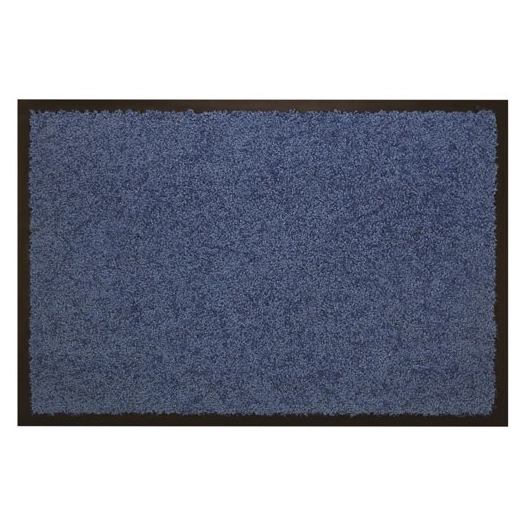 Tapis queyras 60x80 cm bleu - IDMAT