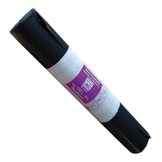 Sac poubelle expert - 130 L - 60 microns - x10 - SPHERE