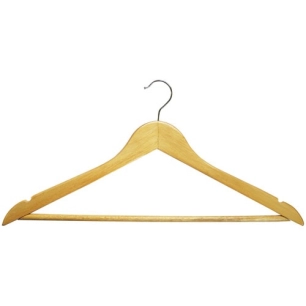 Cintre galbé vernis 45cm - THOMAS