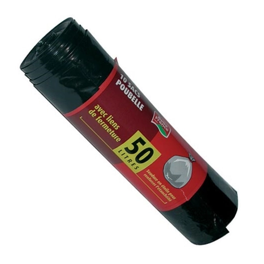 Sac poubelle - 50 L - x10 - BELLE FRANCE