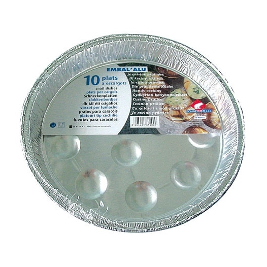 Plats à escargots alu x10 escbq10009 - SCHWEITZER
