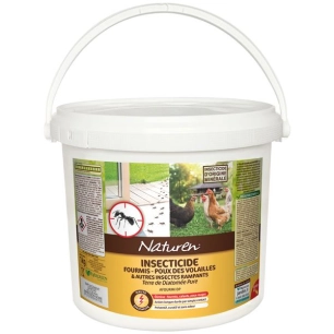 Terre de diatomée pure homologué biocide seau 1kg /nc - NATUREN