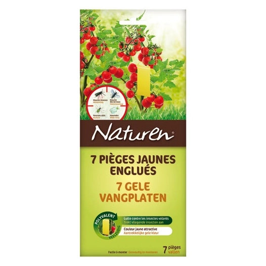 Anti puceron biologique pièges englués x7 /nc - NATUREN