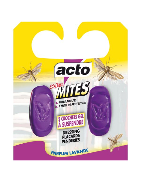 Acto crochet spécial mites textile x 2 - ACTO