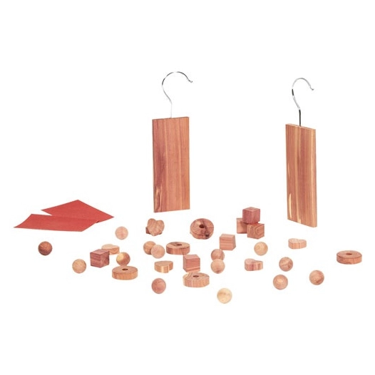 Antimite coffre 34 pièces de cèdre naturel - COMPACTOR