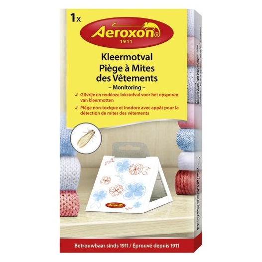 Boite de 2 pièges collants à mites vestimentaires - AEROXON