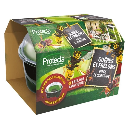 Piège à guêpes et frelons écologique 2,4 L - PROTECTA