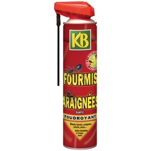 Anti fourmis araignées kb aérosol 400ml /nc - KB
