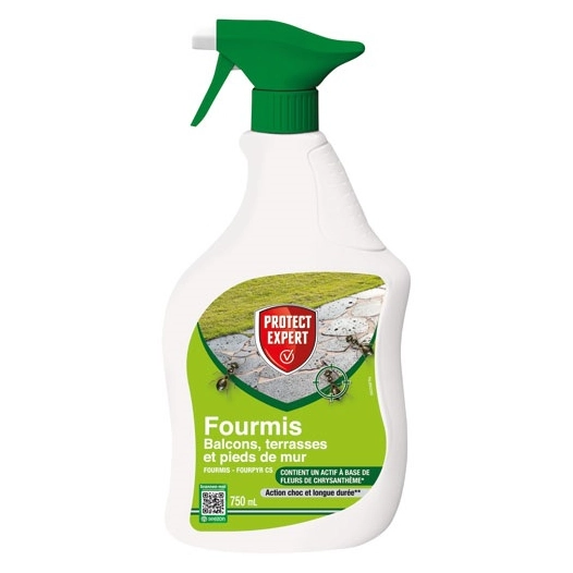 Pulvérisateur fourmis extérieur prêt à l'emploi 750ml /nc - PROTECT EXPERT