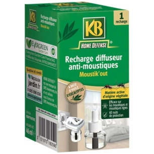 Recharge anti-moustiques sans insecticide /nc - KB HOME DEFENSE