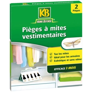 Piège à mites vestimentaires x2 /nc - KB HOME DEFENSE