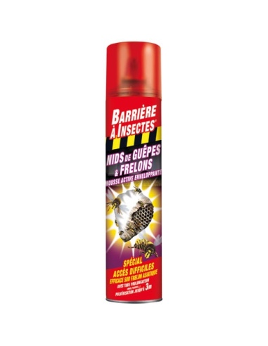 Mousse nids guêpes frelons 300ml /nc - BARRIERE A INSECTES