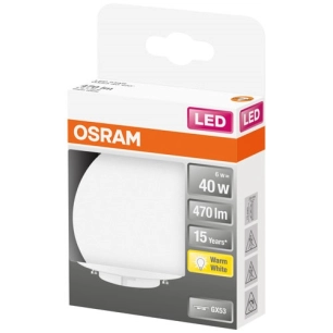 Led verre dépoli 6w gx53 chaud boite 1 - OSRAM