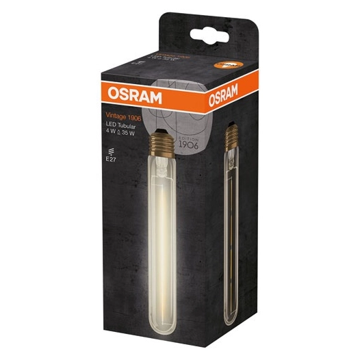 LED tube filament or Edition 1906 4W 40W E27 400LM chaud - OSRAM