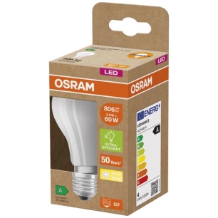 Led standard verre dépoli classe A 4w e27 blanc chaud - OSRAM