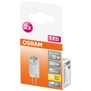 Led capsule clair 0.9w g4 chaud boite de 2 - OSRAM