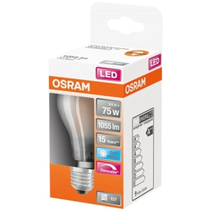 Led standard verre dépoli variable 9w e27 froid boite 1 - OSRAM