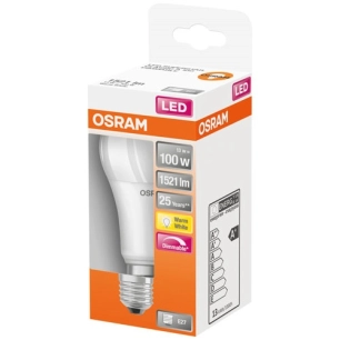 Led standard dépolie radiateur variable 13w e27 chd bte 1 - OSRAM