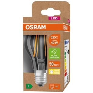Led standard clair filament 2.5w e27 blanc chaud - OSRAM