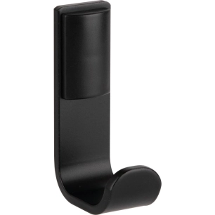 patere alur noir mat 1 tete