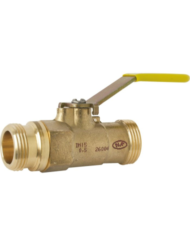 Robinet arrêt gaz 3/4 Sécurité gaz, raccordement 3/4 - Banides et Debeaurain