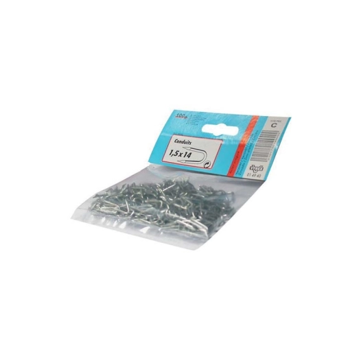 Conduit acier zingué 1,5x14 Sachet 100 GR - VYNEX