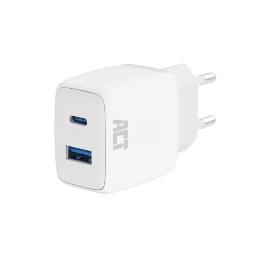chargeur usb-c et usb-a 20w avec power delivery pps, quick charge, ganfast