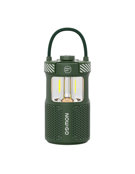 Lampe / Enceinte De Camping Rechargeable Follow Light F1 Verte - Now:Go
