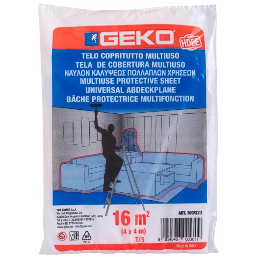 Bâche de Protection 16m² sous Sachet - GEKO