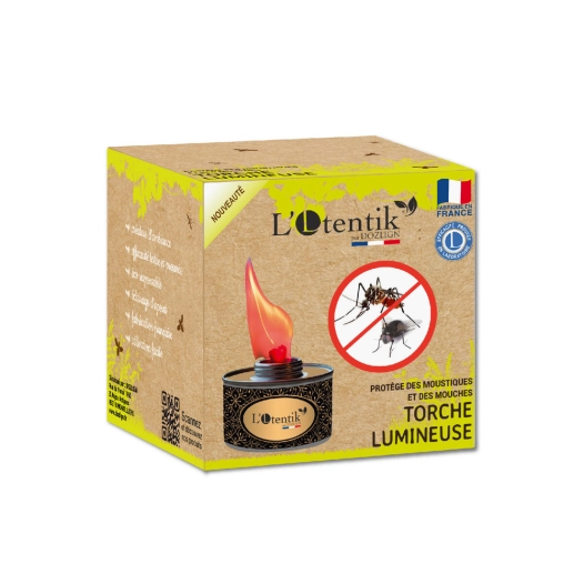 Torche Lumineuse Répulsive Rouge Anti-moustique TP19 - OTENTIK