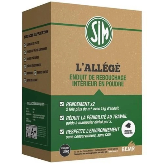 SIM L 'Allégé Boite de 3kg - SIM
