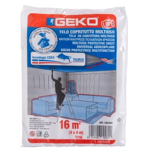 Bâche de Protection Epaisse 16m² sous Sachet - GEKO