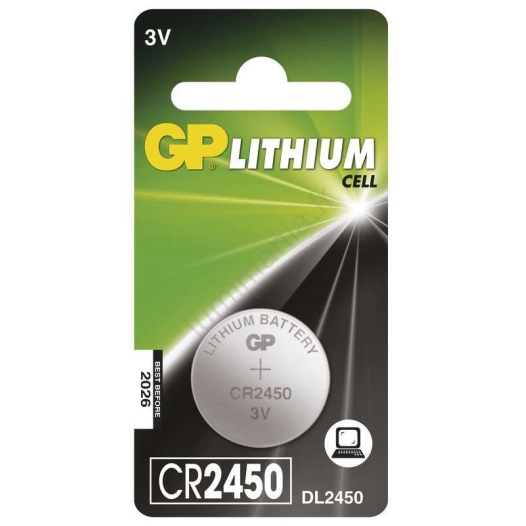 GP Pile Bouton Lithium CR2450 Blister - GP
