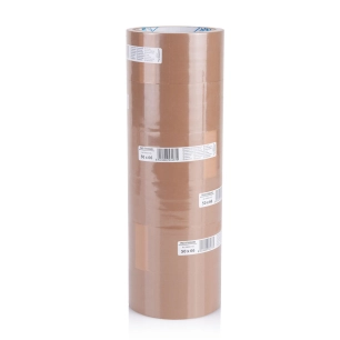 Ruban Adhésif D'emballage Havane Standard 50mmx66m x6 Rouleaux - GEKO
