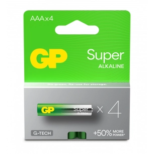 GP Super Alcalines Piles AAA/LR03 Blister de 4 - GP