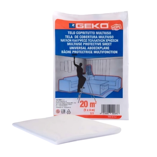 Bâche de Protection 20m² Sous Sachet 5x4m - GEKO