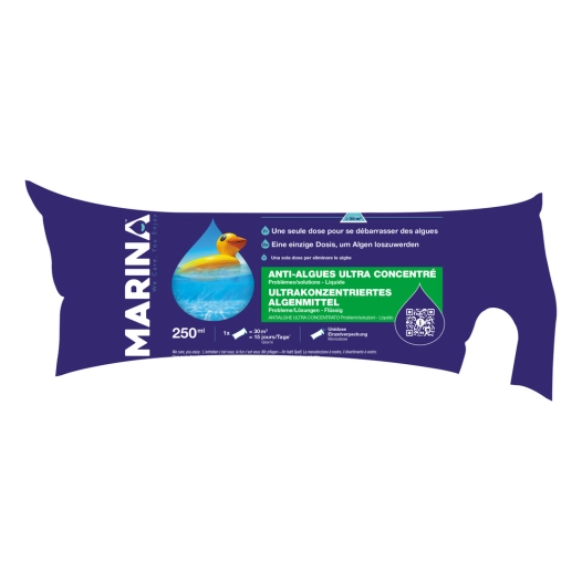 Anti-Algues Ultra Concentré Unidose TP2 Berlingot 250ml - MARINA