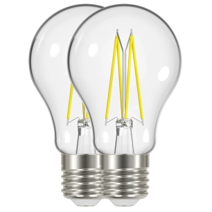 Ampoule Classic Poire Filament LED E27 4W WW Lot de 2 - PROLIGHT