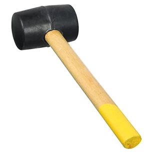 Maillet Caoutchouc Manche en Bois - EVOE