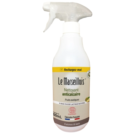 Nettoyant Anti-calcaire Flacon Vide 500ml - LE MARSEILLOIS