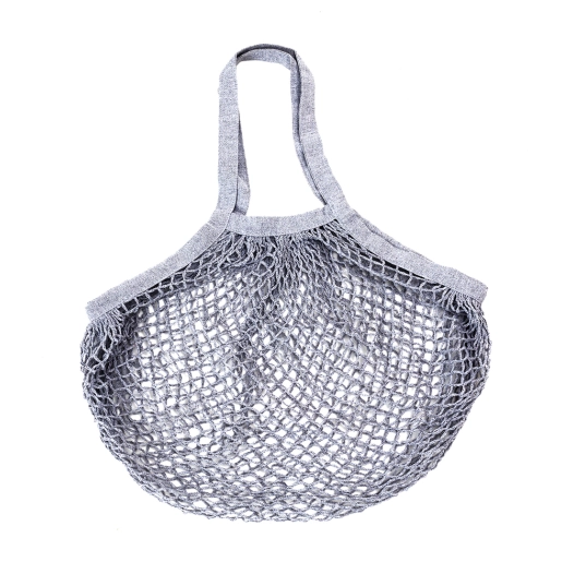 Sac Filet en Coton Gris - SIDEBAG