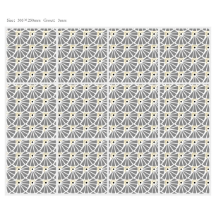 Toile Cirée Déco Manon 140cmx20ml Gris - ACCESS DECO