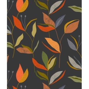 Toile Cirée Déco 140cm x 20ml Alice Anthracite - ACCESS DECO